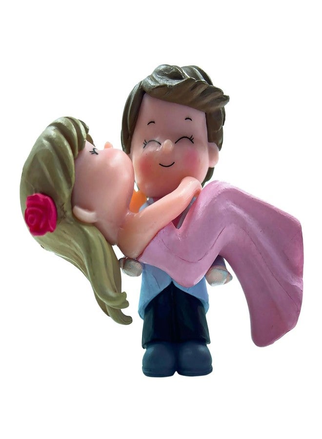 Self Lub Cute Cartoon Couples Action Figure Ornament | Car Dashboard Accessories for Interior Decoration | Adorable Toys for Home Decor Accessories (Couple Design 3) - Image 1